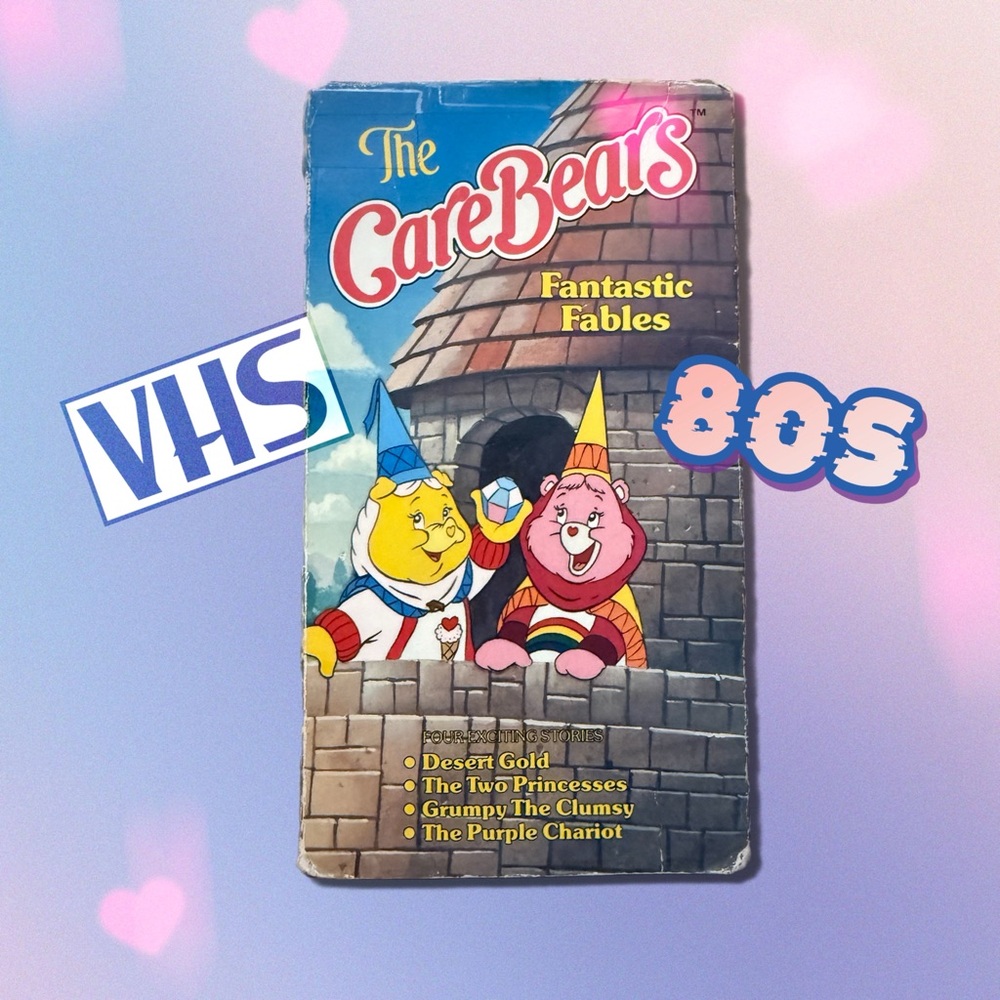 80s The Care Bears Fantastic Fables VHS